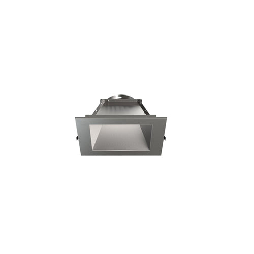 Current LBRP-4SQD-T-D, 4" Square Trim, Diffuse Clear Anodized