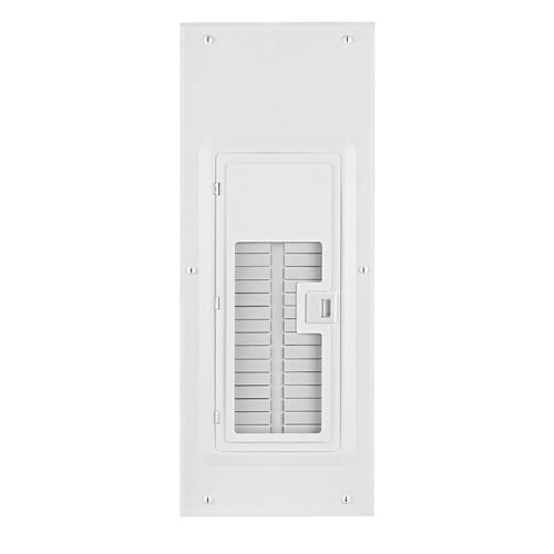 Leviton LDC30-W, Door and Cover for 30 Space Indoor Load Center with Observation Window, NEMA 1 Rated, Mounting Hardware Included