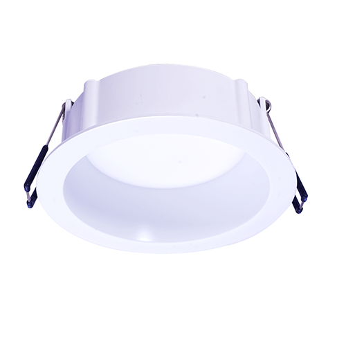 Lotus LE4RR-3020K-WH, 4" Round Deep Regressed Eco LED 11W, 120VAC, Dim To Warm 3000-2000K, 810 Lumens, White Trim, 0-10V Dimming