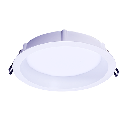 Lotus LE6RR-5CCT-WH, 6" Round Deep Regressed Eco LED 14.5W, 120VAC, 5CCT, 1512-1589 Lumens, White Trim, 0-10V Dimming