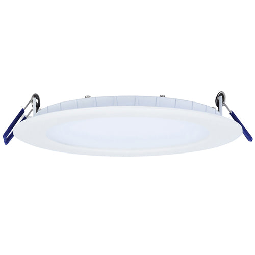 Lotus LED Lights 8" Round Economy Recessed 5CCT LED, 18W, 120VAC, White Trim, CRI 90+, Dimmable