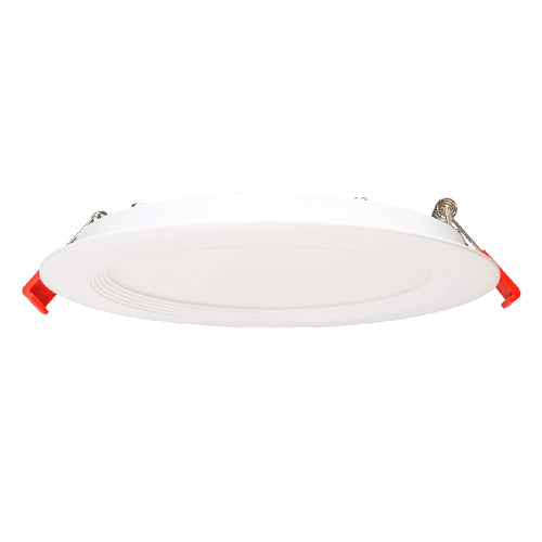 Lotus LED-6-S12W-5CCTWH-R-BF, 6" LED Round Baffle Budget White Regressed, 12W, 120VAC, 5CCT, 940-1070 Lumens, Dimmable