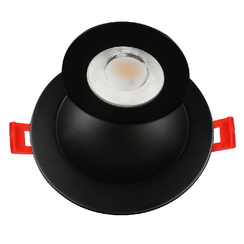 Lotus LED-6-S15W-5CCT-FG-BK, 6" LED Round Floating Gimbal Black Recessed, 15W, 5CCT, 1180-1270 Lumens