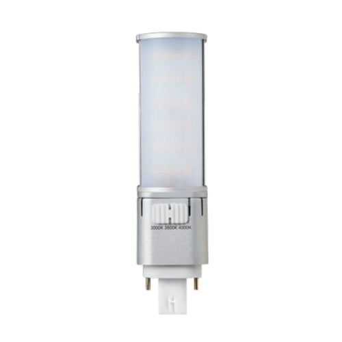 LED-7322-FC1-G4, 7W Type A+B PL Retrofits, 120-277V, G24D Base, 3000/3500/4000K, 900-950 Lumens, Replaces up to 26W 2-Pin CFL