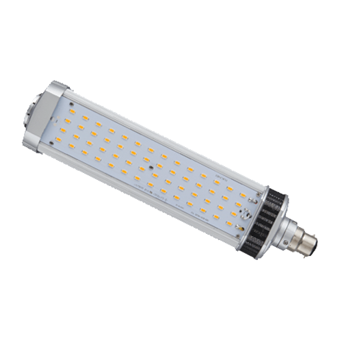 LED-8100-AMB, 35W LED SOX Replacement, 120-277V, B22D Base, Amber, 822 Lumens