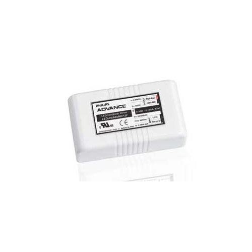 Philips LEDUNIA0700C12F, Advance LED Driver, Maximum Output 6.5W 700mA 2.4-9.3Vdc Class 2, IP20, 120-240Vac Input