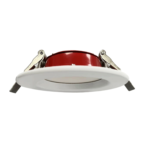 Lotus LFR-4R-RB-9W-5CCT, 4" Round Fire Rated Regressed Backlit LED 9W, 120VAC, 5CCT, 960-1100 Lumens, White Trim, CRI 90+