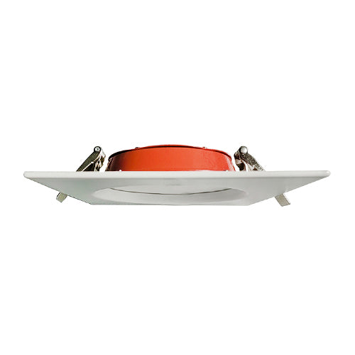 Lotus LFR-6S-RB-14W-5CCT, 6" Square Fire Rated Regressed Backlit LED 14W, 120VAC, 5CCT, 1590-1750 Lumens, White Trim, CRI 90+