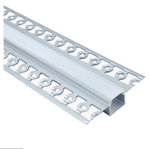 Lotus LH-5713-SW-8FT-1P, 1 piece of 8 ft Mud-In Aluminum Profile 57 x 13 mm with White Diffused Cover
