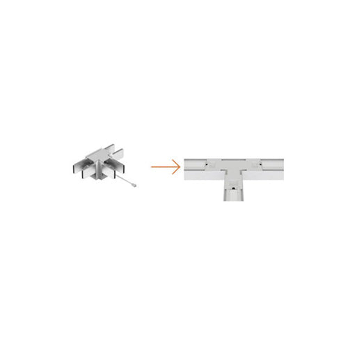 Votatec LI-J-T004-CCT-B, "T" Joint for X type-3CCT, include 3pcs buckles, Black