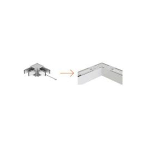 Votatec LI-JL-PPCN-B-004-B, "L" Joint for L type-3CCT,  include 2pcs buckles, Black