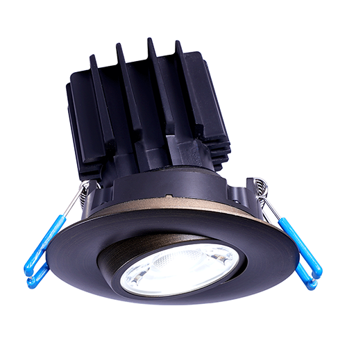 Lotus LL3G-3018K-HO-ORB, 3" Eyeball Round Oil Rubbed Bronze Recessed Gimbal LED High Output 11W, 120VAC, Dim to Warm 3000-1800K, 780 Lumens, Dimmable, 38° Beam Angle