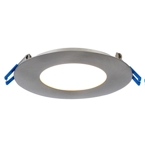 Lotus LL4R-30K-BN, 4" LED Round Ultimate Super Thin Brushed Nickel Recessed, 13.5W, 120VAC, 3000K Warm White, 760 Lumens, Dimmable