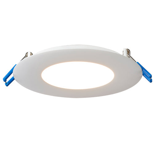 Lotus LL4R24V-30K-WH-G2, 4" LED Round 24VDC 2nd Gen Super Thin White Recessed, 13.5W, 3000K Warm White, 760 Lumens, Dimmable