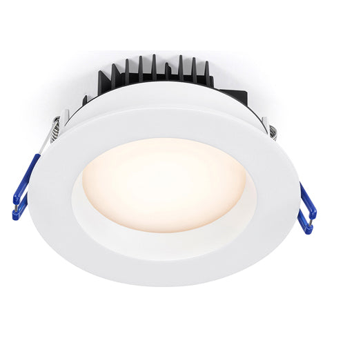 Lotus LL4RR-27K-WH, 4" LED Round White Regressed 2nd Gen Plenum, 14.5W, 120VAC, 2700K Warm White, 950 Lumens, Dimmable