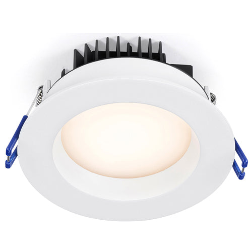 Lotus LL4RRG-41K-WH, 4" LED Round Regressed 1st Gen Plenum, 14.5W, 120VAC, 4100K Cool White, 900 Lumens, Dimmable, White Trim Finish