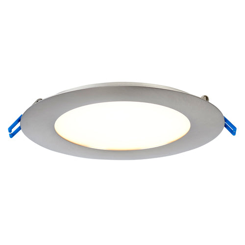 Lotus LL6R-50K-BN, 6" LED Round Ultimate Super Thin Brushed Nickel Recessed, 17W, 120VAC, 5000K Natural White, 1050 Lumens, Dimmable