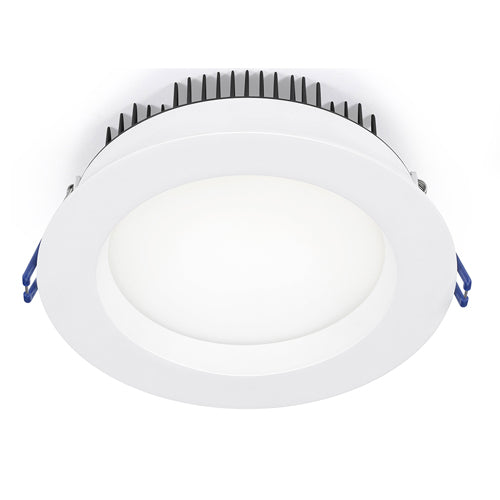 Lotus LL6RR-30K-WH, 6" LED Round White Regressed 2nd Gen Plenum, 17W, 120VAC, 3000K Warm White, 1200 Lumens, Dimmable