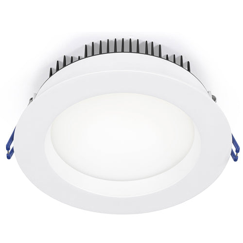 Lotus LL6RRG-30K-WH, 6" LED Round Regressed 1st Gen Plenum, 17W, 120VAC, 3000K Soft White, 1020 Lumens, Dimmable, White Trim Finish