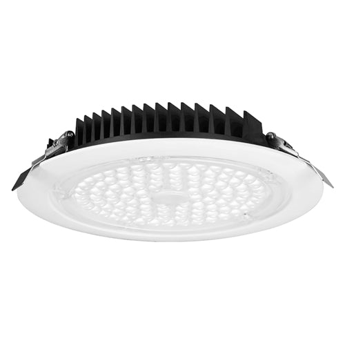 Lotus LL8R-50K-WH, 8" Round Commercial White Recessed LED, 40W, 120V-277VAC, 5000K Natural White, 4940 Lumens, Dimmable