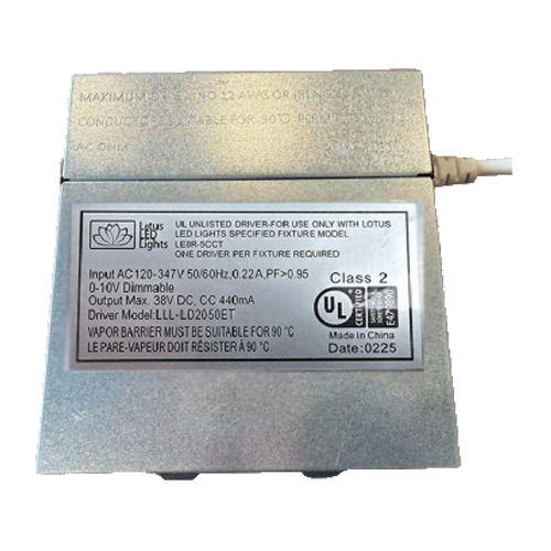 Lotus LLL-LD2050-ET-FP, Full price for 120-347V Driver 0-10V Dimmable for LE8R