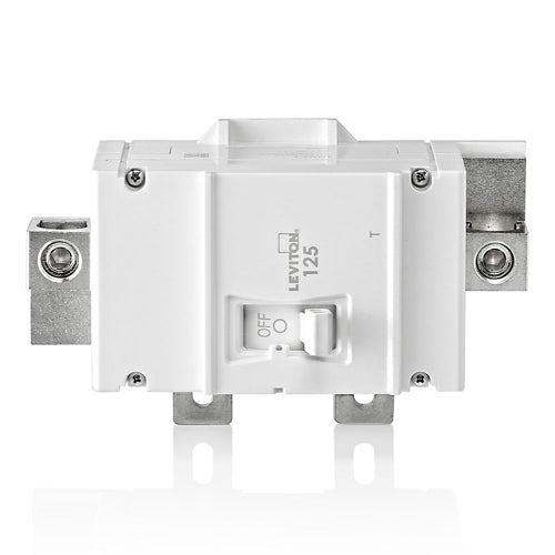 Leviton LM125-T, 125A 2-Pole Main Circuit Breaker with Thermal Magnetic Trip Technology, 120/240V, 22kA Interrupt Rating