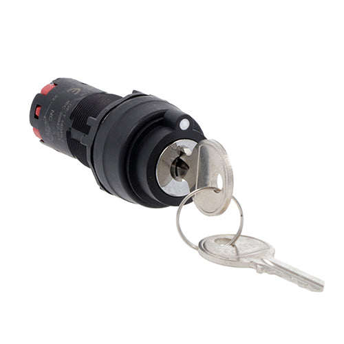 Lovato LMPS320S10, Monoblock Selector Switch Actuator Key, 2 Positions (0-1), 1NO Spring Terminals
