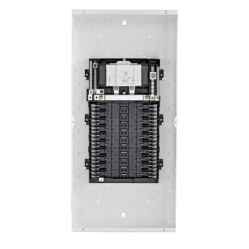 Leviton LP212-BDC, Indoor Load Center with 125A Main Circuit Breaker Factory Installed, 20 Spaces, NEMA 1 Rated, Includes Enclosure and Door, Designed for Use in Canada