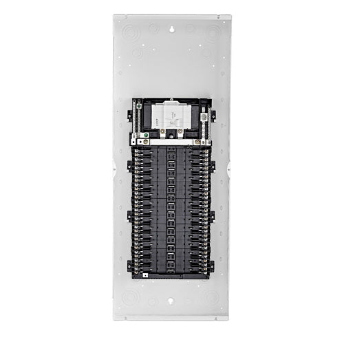 Leviton LP310-BDC, Indoor Load Center with 100A Main Circuit Breaker Factory Installed, 30 Spaces, NEMA 1 Rated, Includes Enclosure and Door, Designed for Use in Canada