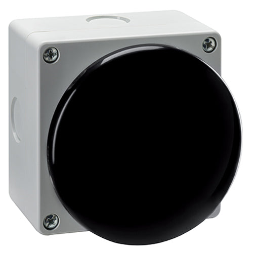 Lovato LP9S10B, Momentary Ø90mm Black Mushroom Palm Swich, 1NO Contact