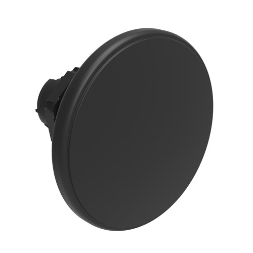 Lovato LPCB6162, Mushroom Head Pushbutton Actuator, Ø22mm Platinum Series Chromed Plastic, Spring Return, Ø60mm Head Diameter, Black