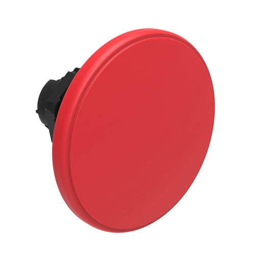 Lovato LPCB6164, Mushroom Head Pushbutton Actuator, Ø22mm Platinum Series Chromed Plastic, Spring Return, Ø60mm Head Diameter, Red