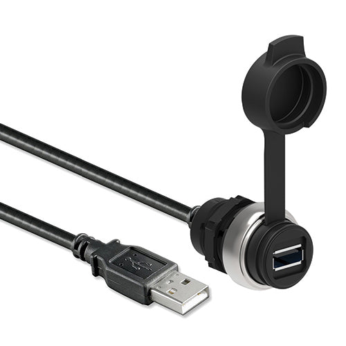 Lovato LPCD01L100, USB 3.0 Communication Interface, A/A Type Connection with 1m Long Cable