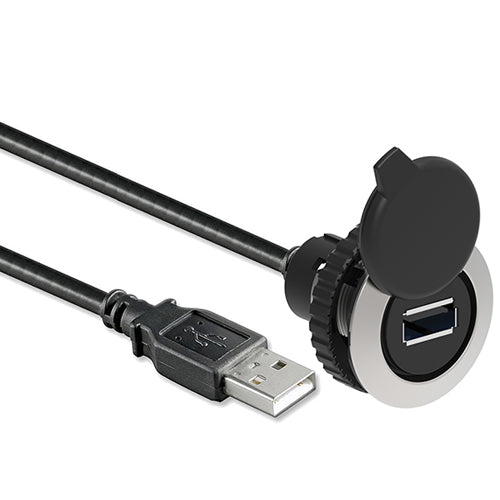 Lovato LPFD01L100, USB 3.0 Communication Interface for Ø30mm Platinum Flat Metal Series, A/A Type Connection with 1m Long Cable
