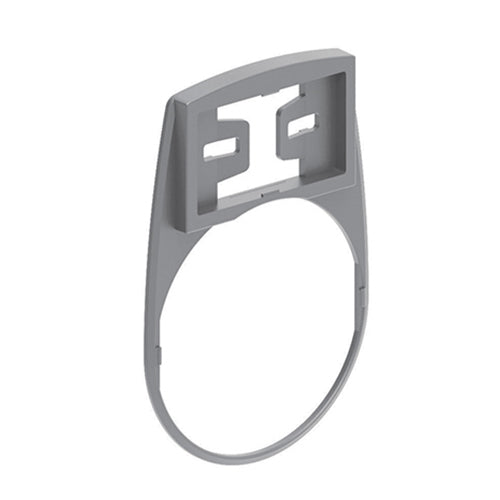 Lovato LPFXAU105G, Grey Label Holder for Blank or Engraved Plastic LPXAU108 Labels, For Ø30mm Flat Metal Actuators, 2 Packs