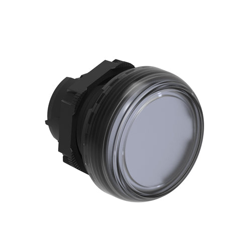 Lovato LPL7, Pilot Light Head without Mounting Adapter, Ø22mm Platinum Series Chromed Plastic, Transparent