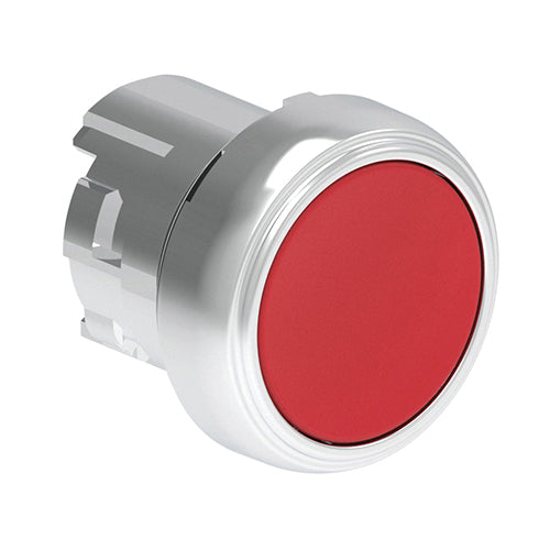 Lovato LPSB104, Pushbutton Actuator, Spring Return Ø22mm Platinum Series Metal, Flush, Red