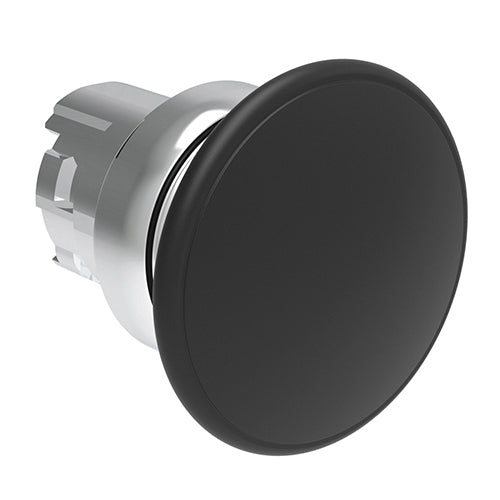 Lovato LPSB6142, Mushroom Head Pushbutton Actuator, Ø22mm Platinum Series Metal, Spring Return, Ø40mm Head Diameter, Black
