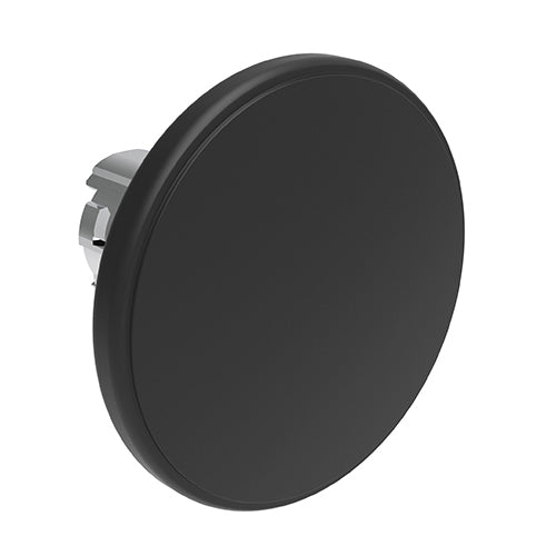 Lovato LPSB6162, Mushroom Head Pushbutton Actuator, Ø22mm Platinum Series Metal, Spring Return, Ø60mm Head Diameter, Black