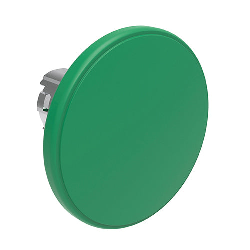 Lovato LPSB6163, Mushroom Head Pushbutton Actuator, Ø22mm Platinum Series Metal, Spring Return, Ø60mm Head Diameter, Green