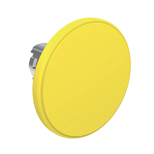 Lovato LPSB6165, Mushroom Head Pushbutton Actuator, Ø22mm Platinum Series Metal, Spring Return, Ø60mm Head Diameter, Yellow