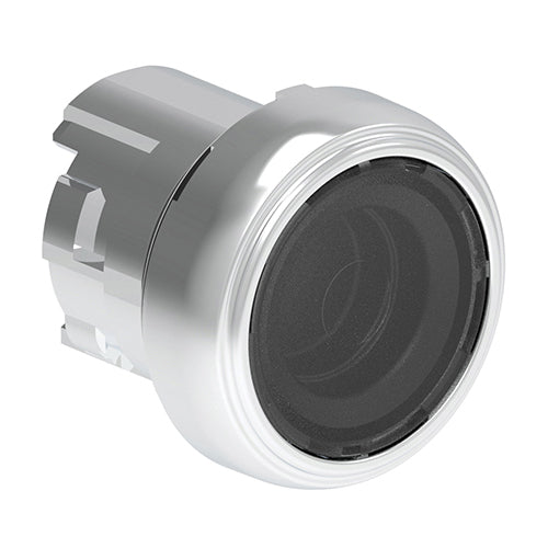 Lovato LPSQL107, Illuminated Push-Push Button Actuator, Ø22mm Platinum Series Metal, Push ON-Push OFF, Flush, Transparent