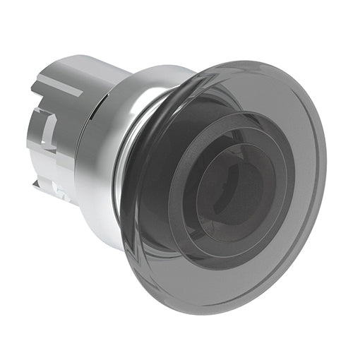 Lovato LPSBL6148, Illuminated Mushroom Head Button Actuator, Ø22mm Platinum Series Metal, Spring Return, Ø40mm Head Diameter, White