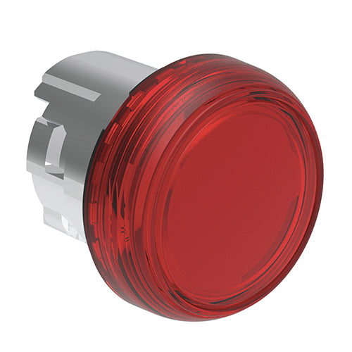 Lovato LPSL4, Pilot Light Head without Mounting Adapter, Ø22mm Platinum Series Metal, Red