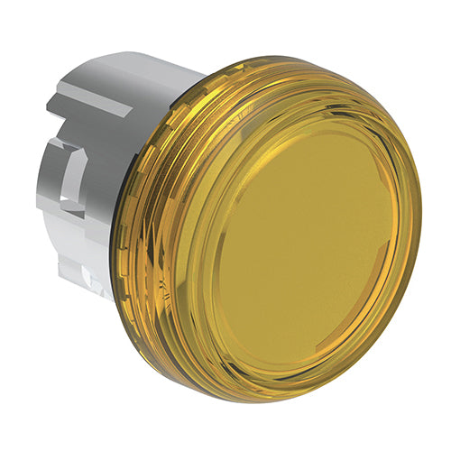 Lovato LPSL5, Pilot Light Head without Mounting Adapter, Ø22mm Platinum Series Metal, Yellow