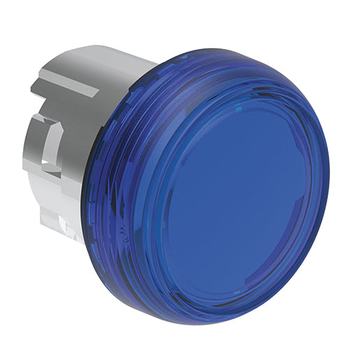 Lovato LPSL6, Pilot Light Head without Mounting Adapter, Ø22mm Platinum Series Metal, Blue