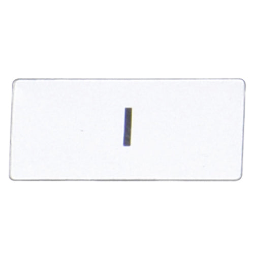 Lovato LPXAGB201, International Label with "I" Text, For Pushbuttons and Selector Switches, 2 Packs