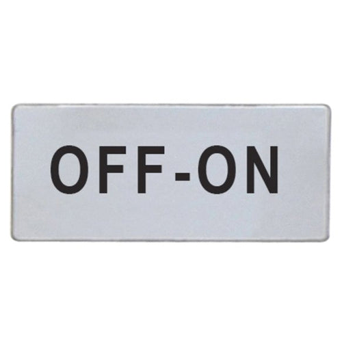 Lovato LPXAGB210, Label with "OFF-ON" Text, For Selector Switches, 2 Packs