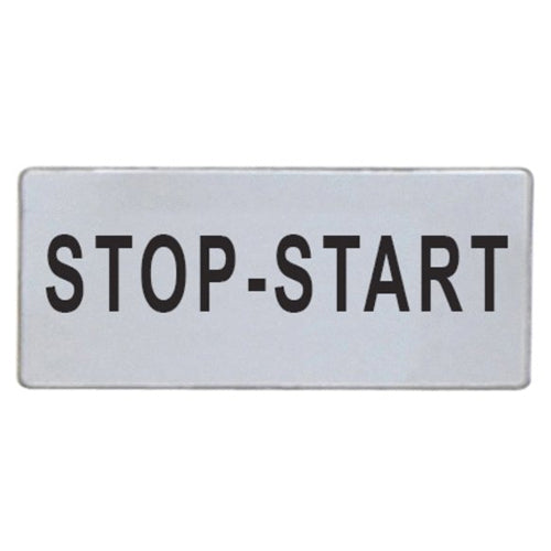 Lovato LPXAGB211, Label with "STOP-START" Text, For Selector Switches, 2 Packs