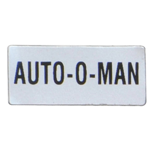 Lovato LPXAGB214, Label with "AUTO-O-MAN" Text, For Selector Switches, 2 Packs